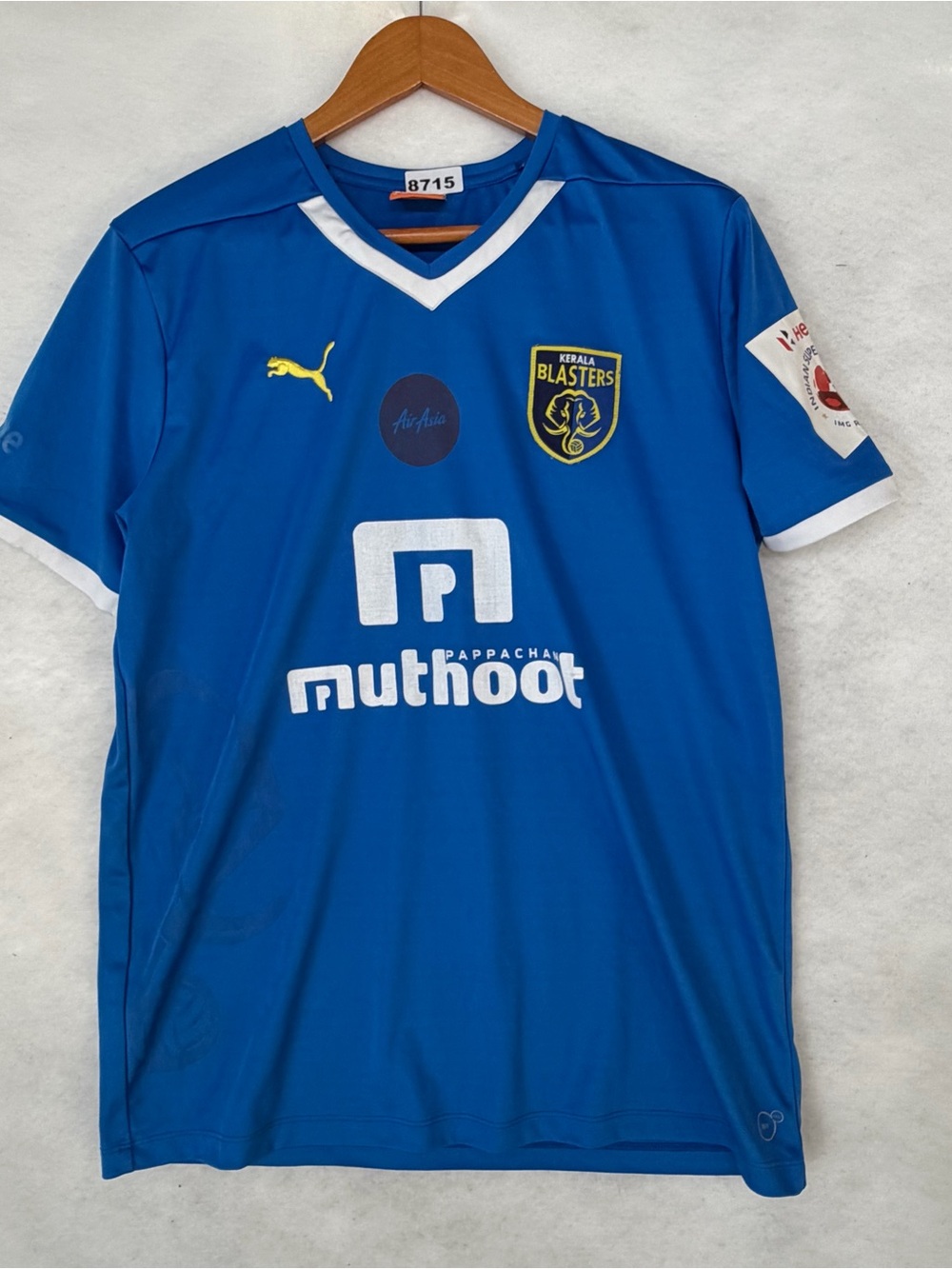 Puma Kerala Blasters 2018-2019 Home Jersey  India Vintage Soccer M 8715